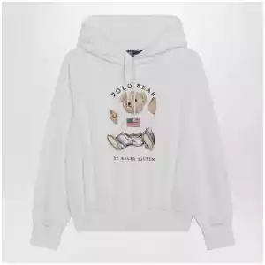 Polo Ralph Lauren White Polo Bear chenille sweatshirt