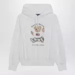 Polo Ralph Lauren White Polo Bear chenille sweatshirt