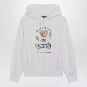 Polo Ralph Lauren White Polo Bear chenille sweatshirt