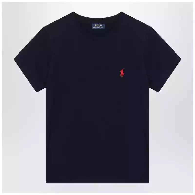 Polo Ralph Lauren Navy blue cotton T-shirt