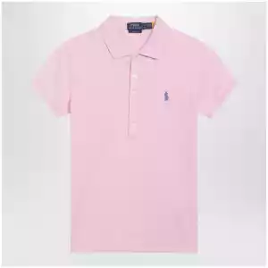 Polo Ralph Lauren Pink slim-fit cotton piqué polo