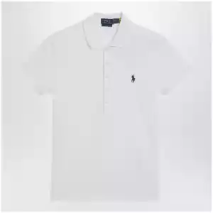 Polo Ralph Lauren White Slim-Fit polo shirt