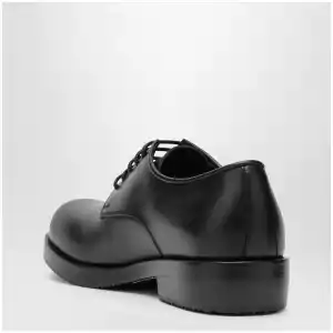 Dries Van Noten Classic black leather derby shoes