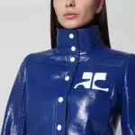 Courreges Courrèges Reedition vinyl jacket in blue