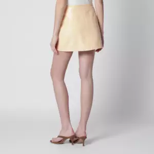 Courreges Courrèges Reedition vinyl miniskirt in orange