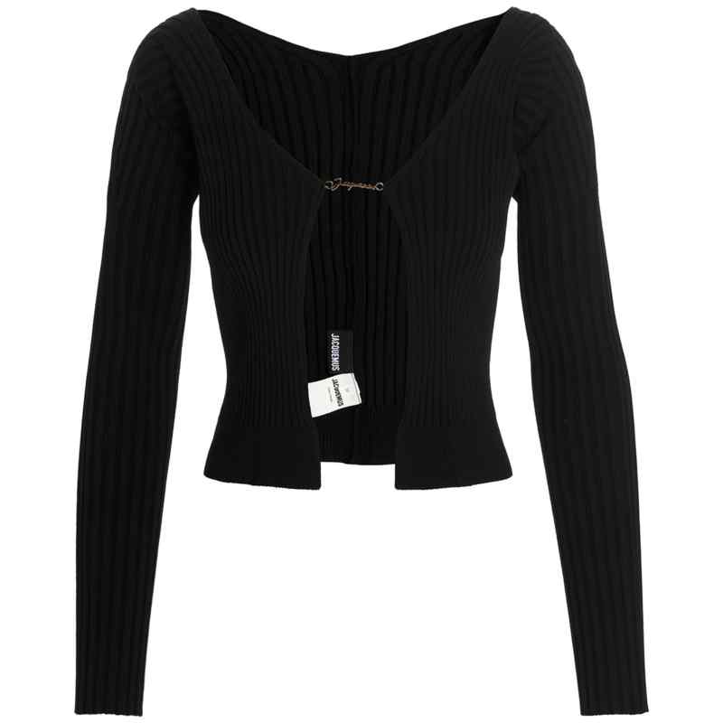 22H223KN5002190990_01_M_2024-06-27T09-05-46.155Z-2 Jacquemus Le Maille Pralu Longue Cardigan