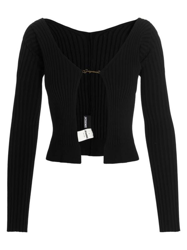 22H223KN5002190990_01_M_2024-06-27T09-05-46.155Z Jacquemus Le Maille Pralu Longue Cardigan