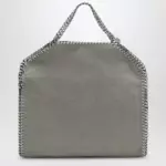 Stella McCartney Light grey Falabella Fold Over tote bag