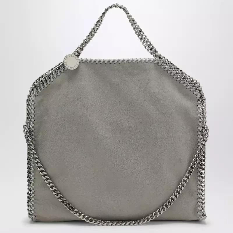 Stella McCartney Light grey Falabella Fold Over tote bag