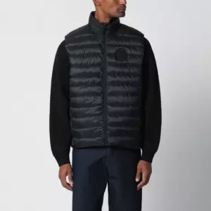 Canada Goose Black padded zip-up gilet