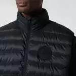 Canada Goose Black padded zip-up gilet