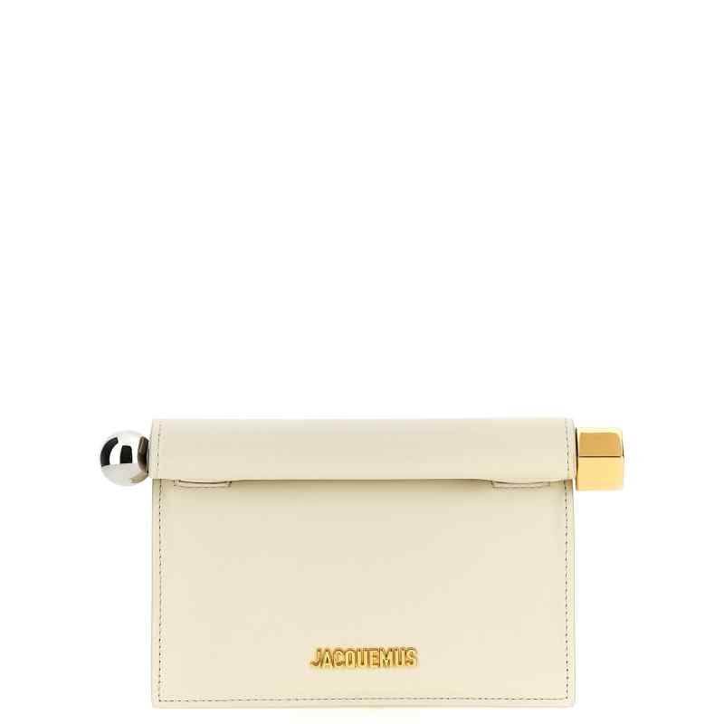 Jacquemus La Petite Pochette Rond Carré Clutch