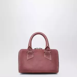 The Attico Pink suede Friday mini bag