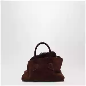 The Attico Brown suede La Passeggiata Mini bag