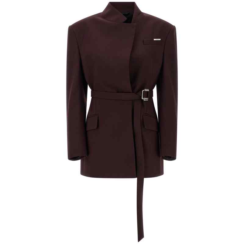 The Attico Maxi Shoulder Strap Blazer