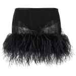The Attico Feather Skirt