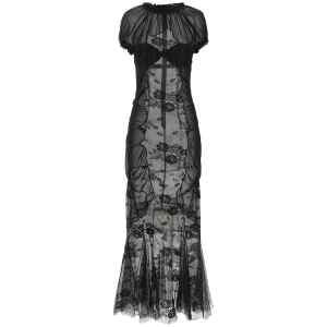 The Attico Lace Tulle Dress