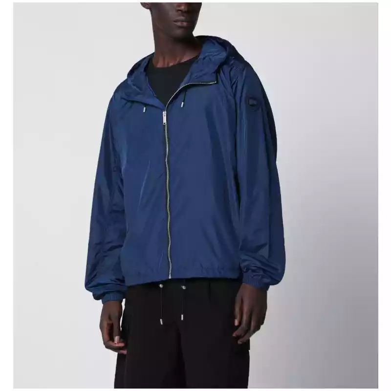 Drift hooded jacket in navy blue by Canada Goose