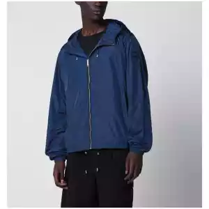 Drift hooded jacket in navy blue by Canada Goose
