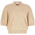 Jacquemus Le Polo Maille Chevron Polo Shirt