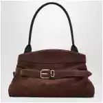Marc Jacobs Dakota bag in suede Dark Brown
