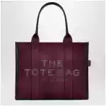 Marc Jacobs The Large Tote Bag in suede Dark Plum
