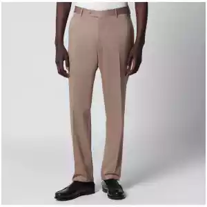 Tagliatore Beige double-breasted wool-blend suit