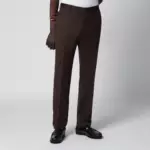 Tagliatore Single-breasted brown wool suit
