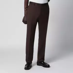 Tagliatore Single-breasted brown wool suit