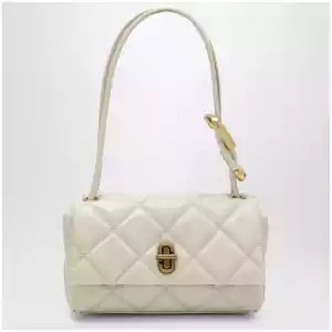 Marc Jacobs White quilted Mini Dual Bag