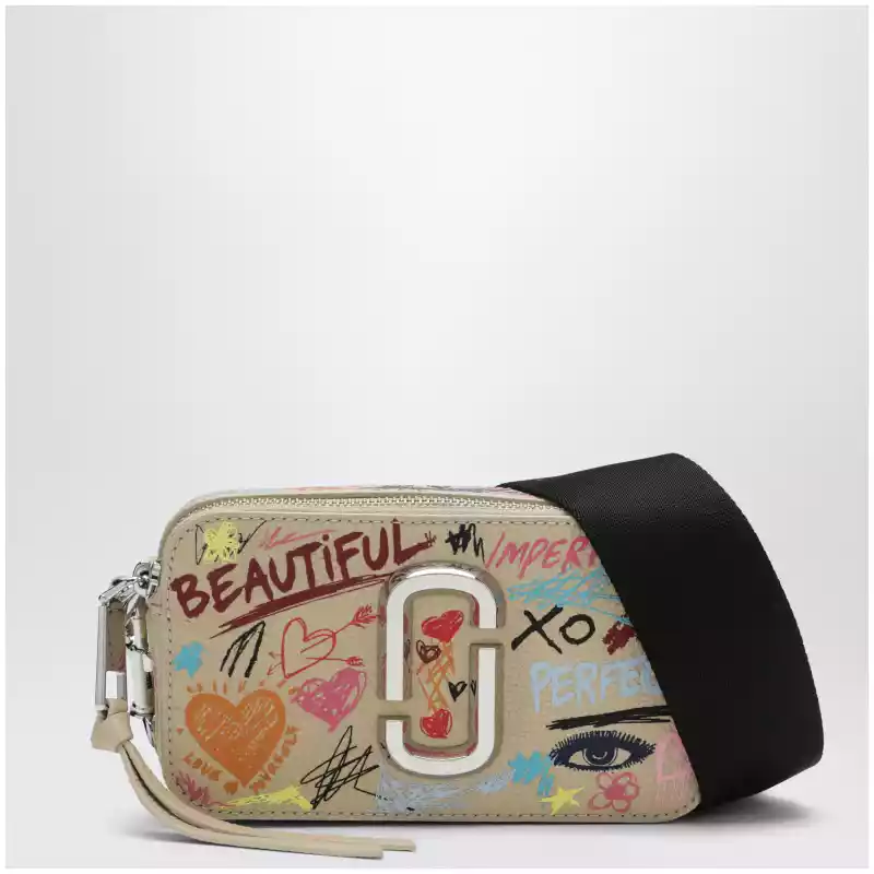Marc Jacobs Snapshot Punk Scribble shoulder bag in leather