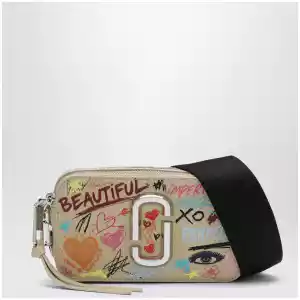 Marc Jacobs Snapshot Punk Scribble Crossbody bag in leather