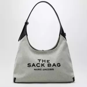 Marc Jacobs Sack Bag bucket bag in canvas and leather ivory/black