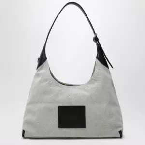 Marc Jacobs Sack Bag bucket bag in canvas and leather ivory/black