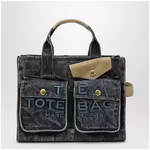 Marc Jacobs The Cargo Tote Bag medium in denim and suede