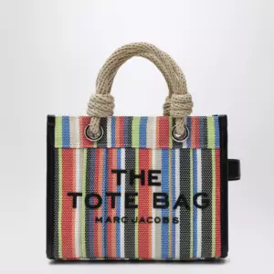 Marc Jacobs Small rainbow-striped mesh tote bag