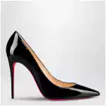 Christian Louboutin Black patent leather décollette
