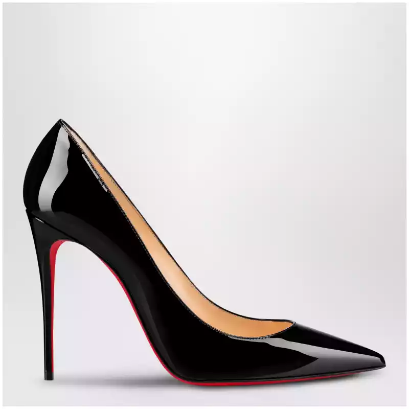 Christian Louboutin Black patent leather décollette