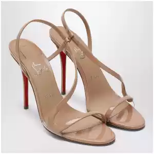 Christian Louboutin Blush Rosa Z sandals in patent calfskin leather