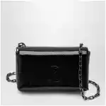 Christian Louboutin Loubi 54 large flap shoulder bag Black