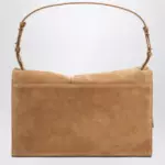 Christian Louboutin Baggy small beige shoulder bag in suede
