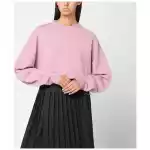 extreme cashmere Pink cashmere crew neck sweater