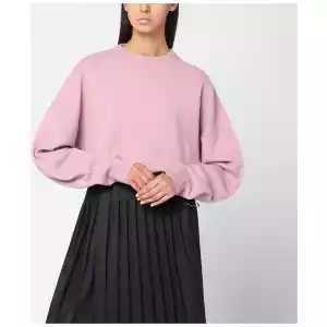 extreme cashmere Pink cashmere crew neck sweater