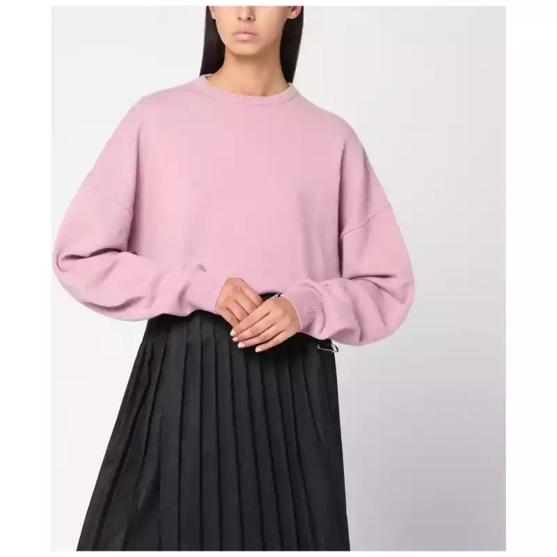 extreme cashmere Pink cashmere crew neck sweater