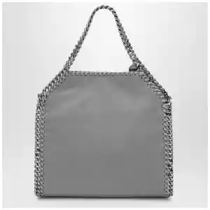 Stella McCartney Mini Falabella tote bag in light grey