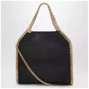 Stella McCartney Black/gold Falabella Mini Tote bag