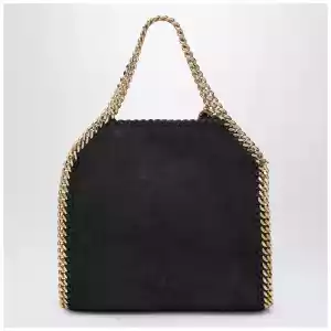 Stella McCartney Black/gold Falabella Mini Tote bag
