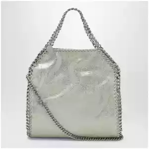 Mini Falabella tote bag in light lime green by Stella McCartney