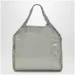 Mini Falabella tote bag in light lime green by Stella McCartney