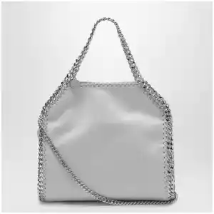 Stella McCartney Pearl grey Falabella mini tote bag